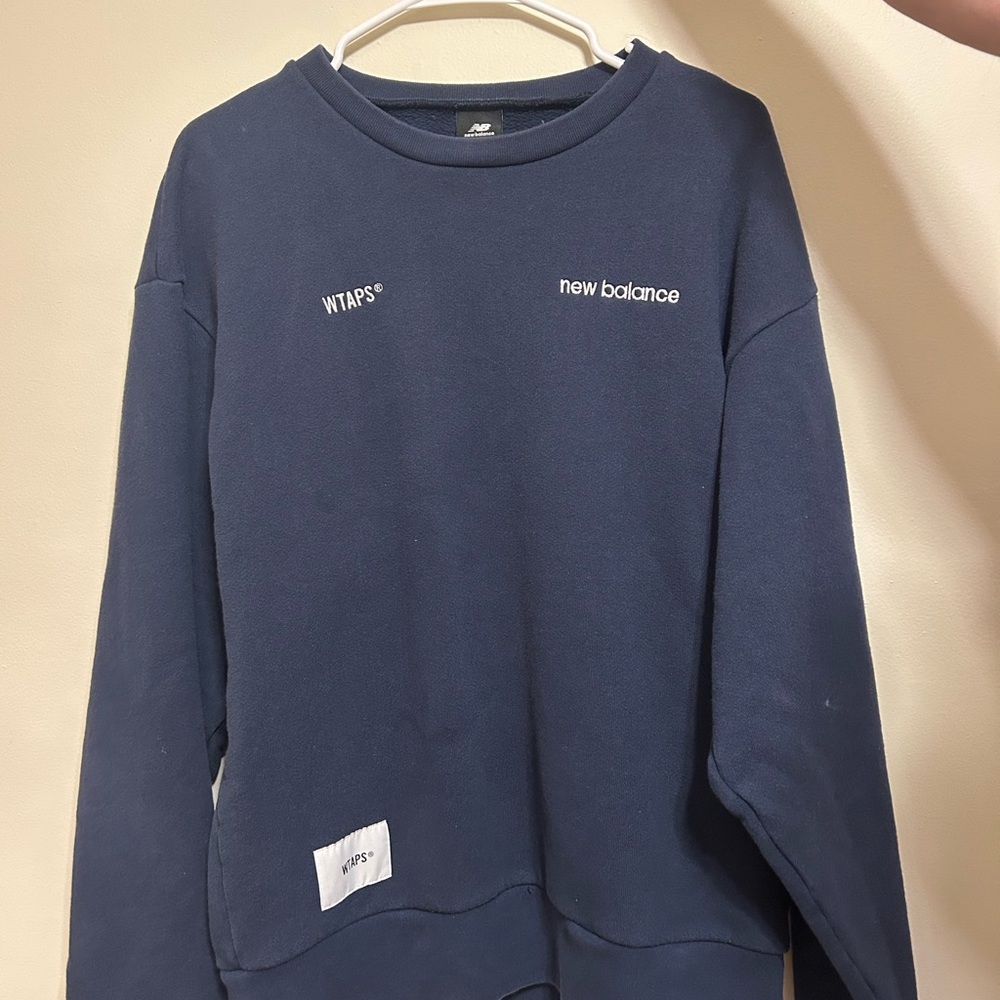 WTAPS x New Balance Navy Crewneck Sweatshirt